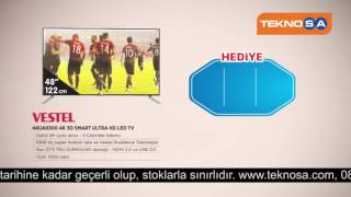 Vestel 48UA9300 4K 3D Smart Ultra HD LED TV [upl. by Nebuer]