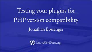 Testing your products for PHP version compatibility [upl. by Ardnikat]