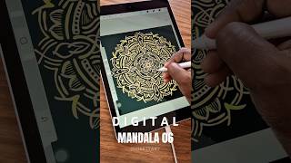 The Freestyle Digital Mandala on ipad Youve Been Waiting for  😱🎉 procreate iPad mandala [upl. by Orit12]