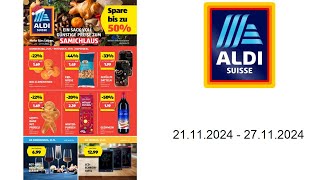 Aldi Prospekt CH  2111  27112024 [upl. by Ahsinom261]