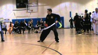 Double Broadsword Green Dragon Martial Arts Tournament April 21 2012 012MPG [upl. by Nowad]