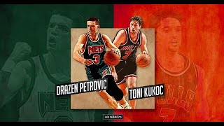 Drazen Petrovic Toni Kukoc Analysis Europenan Impact On Full Display In NBA Croatia [upl. by Lynnet666]