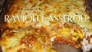 Ravioli CasseroleBudget and Freezer Friendly Meal [upl. by Sallyann]