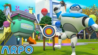 Arpo Vs Nannybot BOOMERANG  ARPO The Robot  Funny Kids Cartoons  Kids TV Full Episodes [upl. by Adiaz]