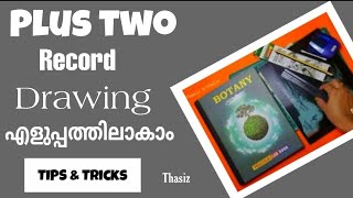 easy methord for plus two record drawing malayalamrecord drawing tricks and tips malayalam [upl. by Anavlys]