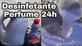 DESINFETANTE UAU 24hs PERFUME INTENSO CONCENTRADO 6L [upl. by Sumahs]