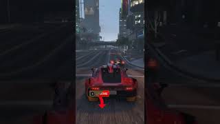 Accidental Stunt Car Flip gta gtastunt gta5online [upl. by Ihculo717]