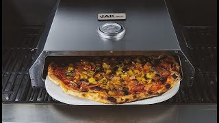 JAK BBQ Pizza Oven Kit J 20 Silver Pizza Oven Set Review Did baking amp tasting on gas BBQ felt the [upl. by Notgnirrac386]