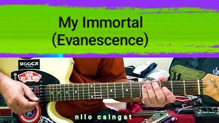 My Immortal Evanescence guitar cover song [upl. by Lyrrehs204]