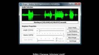 iRinger  Createedit iPhone ringtones for free  Pt 2 [upl. by Lletram199]