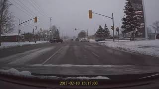 Car Crash Near Oshawa Centre Feb 10 2018 [upl. by Dinnie]