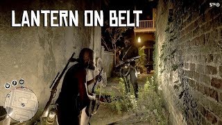 Red Dead Redemption 2  How To Equip The Lantern On Your Belt  READ DESCRIPTION👇PATCHED [upl. by Trotta]