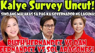 KALYE SURVEY UNCUT❗️LAGUNA GOVERNADOR 2025 DAN FERNANDEZ VS RUTH HERNANDEZ VS SOL ARAGONES [upl. by Narak]