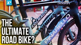 Pinarello Dogma F v SWorks Tarmac v Colnago V4Rs v Cervelo S5 2023 TdF bikes Ridden amp RATED [upl. by Faythe]