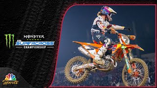 Supercross 2024 San Diego Round 3 best moments  Motorsports on NBC [upl. by Trinetta]