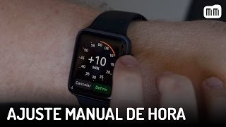 Para os atrasadinhos de plantão fazendo um ajuste manual de hora no Apple Watch [upl. by Cooperman49]