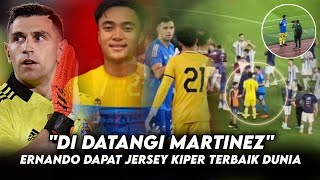 quotAKUI SAVE ERNANDOquot Lihat Martinez Datangi Ernando Untuk Berikan Jersey Nya [upl. by Lytsirk126]