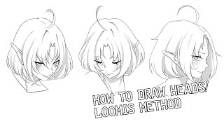 HOW TO DRAW HEADS WITH THE LOOMIS METHOD  CONSTRUCTION FOR ARTISTS PT3 [upl. by Podvin]