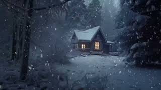 Soothing Snowstorm amp Wind Sounds in Forest for Sleep amp Relaxation [upl. by Einreb]