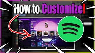 How to customize Spotify Custom Theme Layout amp more Sept 2022 [upl. by Elik712]