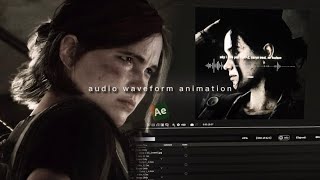 audio waveform animation  after effects [upl. by Mackoff]