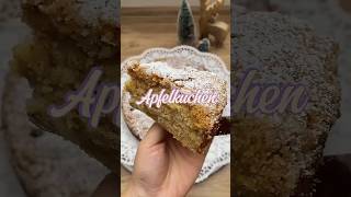 Apfelkuchen mit Zimt Zucker Krust [upl. by Guido]