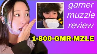 gamer muzzle review  Celine Reacts To OfflineTV and Friends [upl. by Siari]