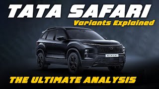 Tata Safari Variants Explained  Smart O Pure O Adventure Accomplished [upl. by Darbee733]