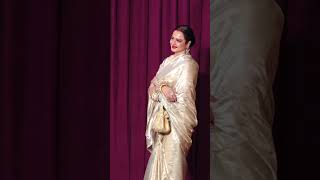 Timeless Beauty Rekha Ji turns heads in a gorgeous saree😍🤗rekha viralvideo viralshorts shorts [upl. by Ndnarb]