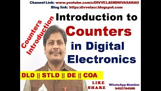 Introduction to Counters  Types of Counters  Classifications of Counters  Up amp Down Counters [upl. by Asined]