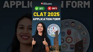 CLAT Form Filling Important Instructions Dos Donts and Common Mistakes clat2025 [upl. by Thissa]