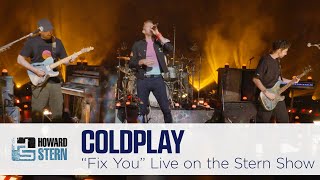 Coldplay “Fix You” Live on the Stern Show [upl. by Isawk]