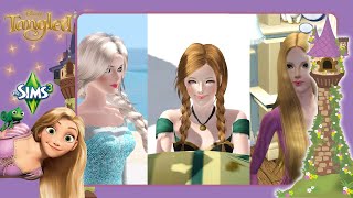 The Sims 3 Tangled☀️💜3 ราพันเซล เอลซ่าและอันนา [upl. by Ilene]