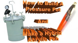 How To Make A Pressure Pot and Turning My First Hybrid Pen Blank [upl. by Etteval488]