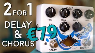 Delay and Chorus on a Budget Caline Devilfish Review [upl. by Ettenig406]