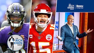 Rich Eisen on What’s at Stake for Lamar amp Mahomes in the Chiefs vs Ravens AFC Championship Game [upl. by Netsriik310]