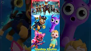 Paw Patrol 🆚 Incredibox Sprunki 🆚 Pinkfong 🆚 Nunu Tv Transform into Monster coffindance tileshop [upl. by Lyndell938]