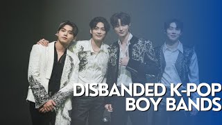 10 Disbanded K pop Boy Bands [upl. by Eibor682]