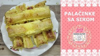 Palačinke sa sirom  Pancakes with cheese [upl. by Amikay]