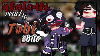 \\Akatsuki react to TobiObitoReact anime naruto [upl. by Enrak]