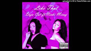 Doja Cat Ft Nicki Minaj  Like That Sped Up Remix [upl. by Darom]