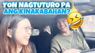 DRIVING LESSON NAGMAMADALI😂  CHELLE MOLINO [upl. by Leidag]