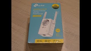 Unboxing wzmacniacz sygnału WiFi TPLink TLWA860RE [upl. by Ardnuahsal767]