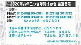 五輪チケットも当たるお年玉つき年賀はがき抽選会200119 [upl. by Polik571]