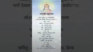 Gayatri Mahamantra Gayatri mantra bhakti song morning bhajan [upl. by Iloj916]