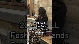 MOST WEARABLE 2024 FALL FASHION TRENDS FOR THE CLASSIC DRESSER fashionover40 fashionover50 [upl. by Eikceb]