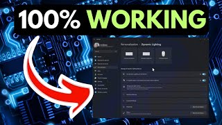 How to Enable and Use Dynamic Lighting in Windows 11 [upl. by Shaff415]