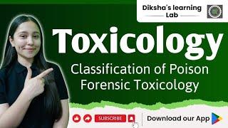 Toxicology  Classification of Poison  Forensic Toxicology [upl. by Beach]