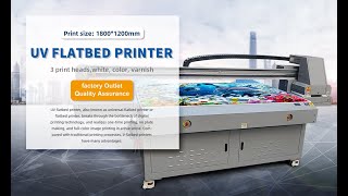 UV flatbed printer TXCUV1612 [upl. by Einaoj976]