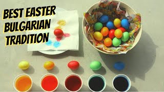 Best Easter Bulgarian Tradition Painting eggs for VelikDen Великден [upl. by Assenaj]